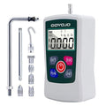 GOYOJO Digital Force Gauge High-Precision Push-Pull Meter for Tension & Compression Testing Units (N, kg, lb, oz) Real-Time/Peak/First Peak Modes Ideal for Quality Control & Material Testing (5N)