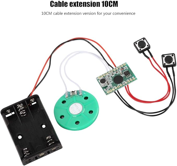 Greeting Card Module, 60-Second DIY Voice Greeting Card Module Music Sound Voice Recording Player Chip Module for Greeting Card.