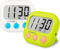 Classroom Timers for Teachers Kids Large Magnetic Digital Timer Teacher Supplies 2 Pack-Green White