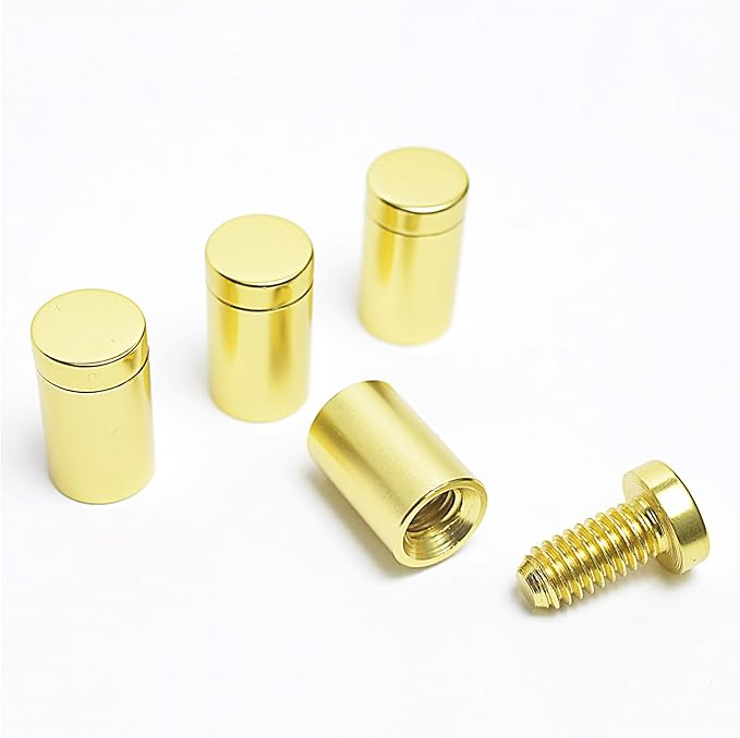 ArtToFrames 12x15 Inch Double Panel Floating Acrylic Picture Frame (Full Frame is 16x19) comes with Gold Standoff Hardware, Made in the USA, 3 Pack