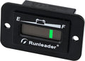 Runleader LED Battery Level Monitor,Volt.36V,Charge and Discharge Display- Only Suitable for Lead Acid Battery,Works on Golf Club Car Left Fork Scrubber RV Travel Trailer Go-Kart.