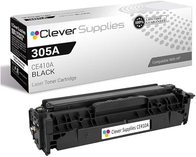 CS Replacement Toner Cartridge Compatible with HP PRO 400 Color M451DN CE410X Black 305A Color M375 MFP M375NW MFP M451 M451DN M451DW M451NW M475 M475DN M475DW