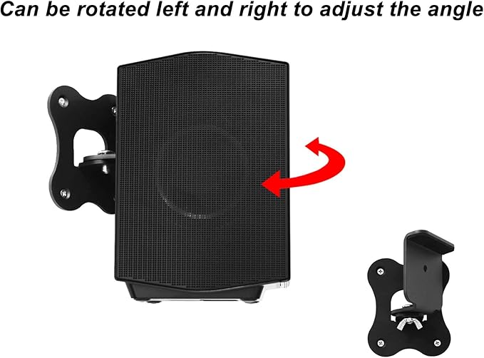 Dpofirs Speaker Wall Bracket for Q930B, Speaker Wall Bracket Metal Speaker Wall Mounted Bracket for Q930B Q930C Q990B Q990C SX Q990B