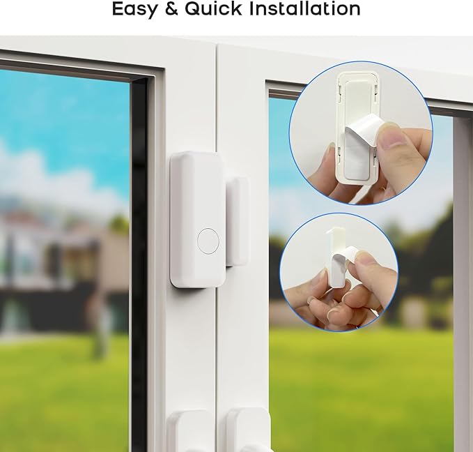 Alarm System for Home Security,Wireless Security System with WiFi+GSM/4G Phone App Control,Door/Window Sensors,SOS Button,Instant Alerts & Auto Alarm Dial,Compatible with Alexa NO Monthly Fees