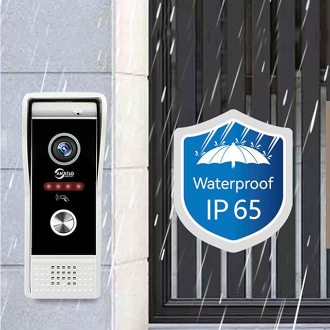 Wired Smart Video Apartments Intercom System,10 Inch Monitors with 1080P Doorbell Camera,3-in-1 Unlocking,TUYA WiFi Door Phone Kits, Ideal for Villas & Homes (2 doorbell + 4 Monitor)