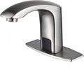 HALO Automatic Commercial Sensor Grifo Touchless Bathroom Faucet with Hole Cover Deck Plate Motion Activated Hands Free Vessel Sink Robinet Brushed Nickel