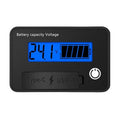 12V 24V Battery Capacity Indicators DC8-30V Leads Acid Lithium Voltages Tester Charging Levels Indicators Battery Capacity