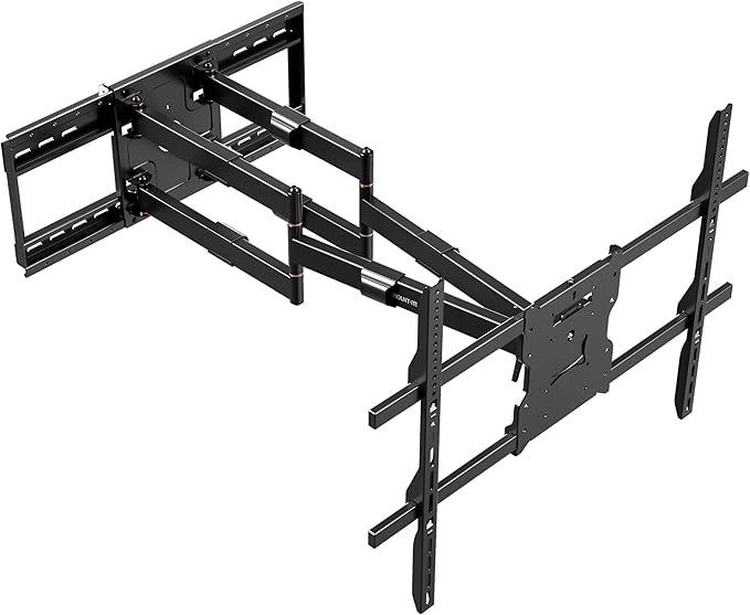 Mount-It! The Beast Full Motion TV Wall Mount for Extra Large 85, 90, 98, 100, 110" TVs with 39 Inch Long Reach Extension Arms - 275 Lbs Capacity Heavy Duty Dual Arm TV Mount