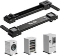 KVRG Appliance Rollers Heavy Duty,Newest Extendable Appliance Sliders,Liftable Washing Machine Base,Easily Move Washer and Dryer Machines,Refrigerators,Furniture-Black