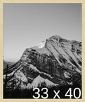 Frame It Easy 33 x 40 Wheat Wood Frame (Derby)