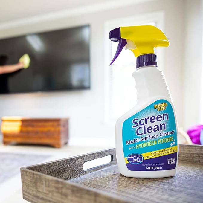 Invisible Glass 92013 16-Ounce Screen Clean Multi-Surface Cleaner Perfect for Touch Screens, Smart Phones, Tablets, Laptops, Glass, and Electronics, Pack of 1