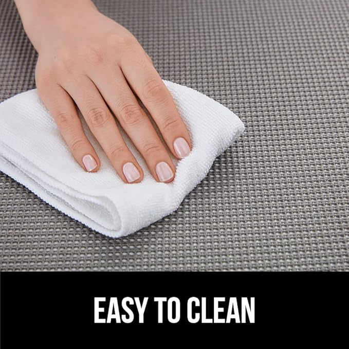 GORILLA GRIP powerGRIP Drawer Shelf and Cabinet Liner, Thick Strong Hold, Non-Adhesive Liners Protect Kitchen Cabinets and Cupboard, Bathroom Drawers, Easy Install, Breathable Mat, 20" x30', Cream