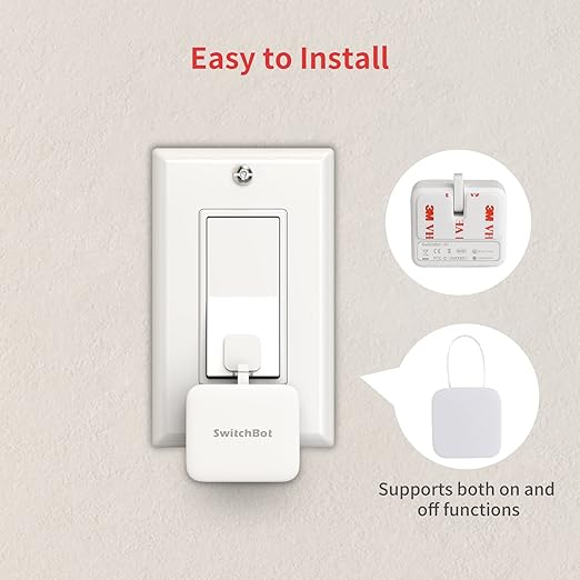 SwitchBot Smart Switch Button Pusher(3Pack) with Hub Mini & SwitchBot Hub 2 (2nd Gen)