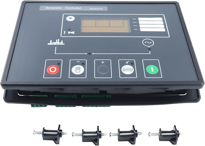 NETYANPI Auto Generator Controller Module Panel DSE5110 with Back-lit LCD Display Compatible with Deep Sea 5110 Diesel Generator Controller Control Module