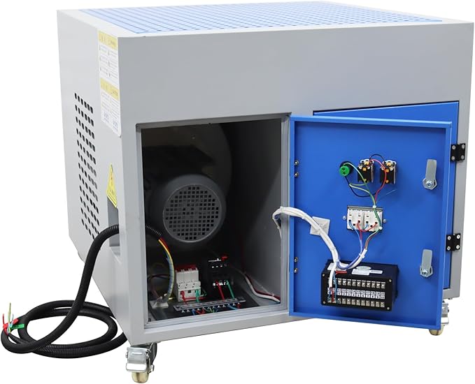 HayWHNKN Metal Working Downdraft Table Dust Collector Vacuum Welding Multi-stage Purification Dust Collector for Grinding Polishing Dusting Welding 31.5''*31.5'' 220V