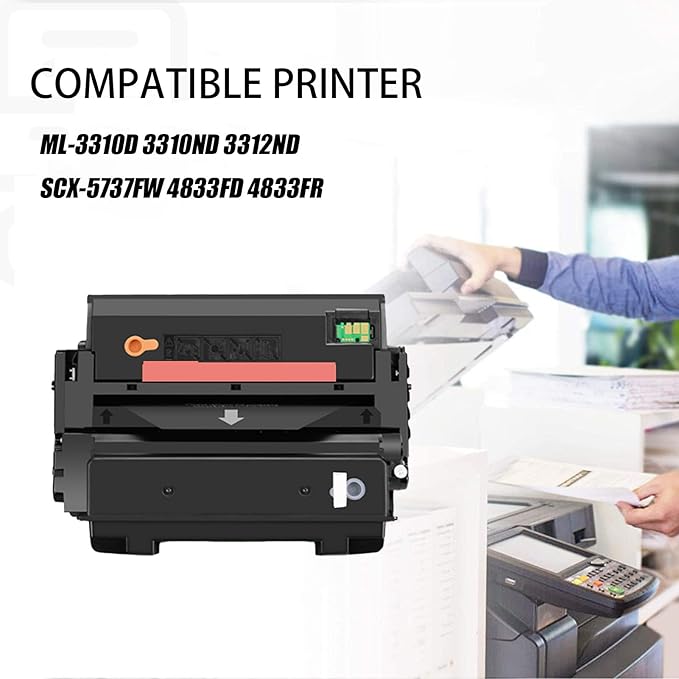 TEDGSH MLT-D205E Toner Cartridge Compatible for Samsung ML-3310D 3310ND 3312ND, SCX-5737FW 4833FD 4833FR Printers, 10,000 Pages Black
