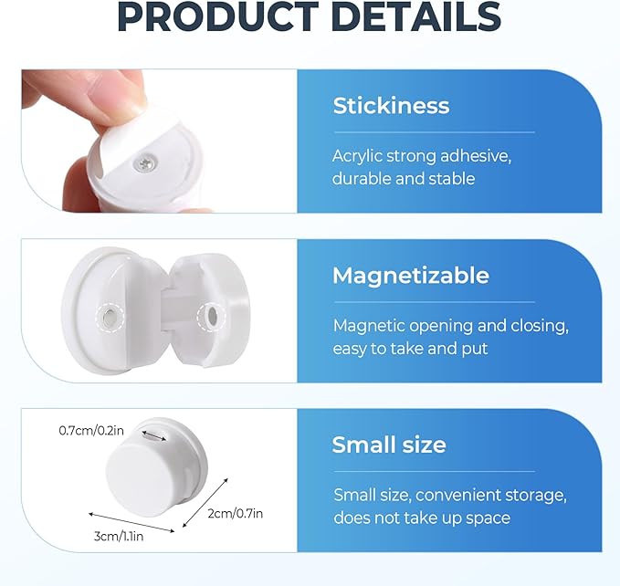 Cord Organizer Holder, Cable Management Cord Holder Organizer, Under Desk Cord Hider, for Home Office Desk Phone Car Wall Desktop Nightstand (White-12PCS)