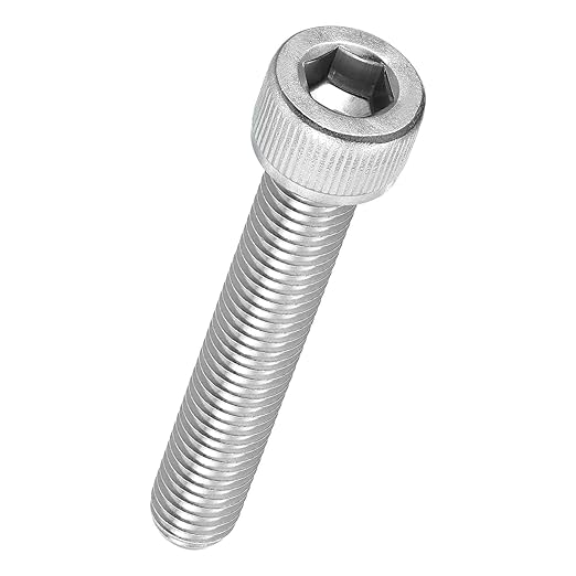 Kozelo 8pcs Socket Head Cap Screws - [M10-1.5 x 60mm] 304 Stainless Steel Allen Socket Drive for Electrical Motor 3D Printing Fan Engine Replacement Use, Silver