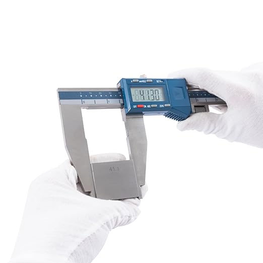 Dasqua 0-12"/300mm Heavy Duty Long Jaw Absolute Origin Digital Caliper, IP54 Stainless Steel Electronic Measuring Tool, in/mm Conversion, Accurary ±0.002"/0.04mm, Resolution 0.0005"/0.01mm