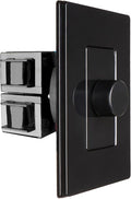 OSD Audio 300W Sleek, Modern, Minimalist Design in Wall Volume Control, Rotary Knob Black Impedance Matching SLK300