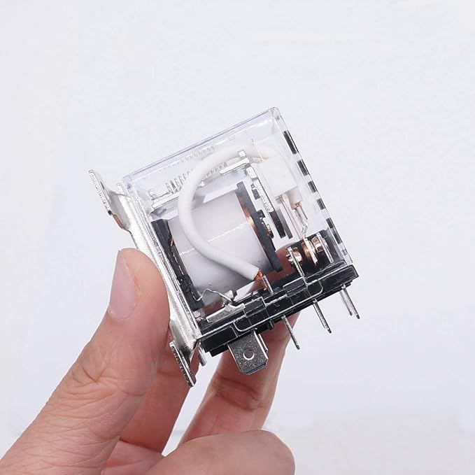 TWTADE/JQX-12F-2Z DC 24V Coil Voltage 30A DPDT 2NO+2NC General Purpose High Power Relay 8 Pin