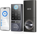 Devo G3 Fingerprint Smart Door Lock, Keyless Entry Door Lock, App Control, Smart Locks for Front Door, Smart Deadbolt Lock, Built-in Wi-Fi, Touchscreen Keypad, 8 Months Battery, IP54 Waterproof