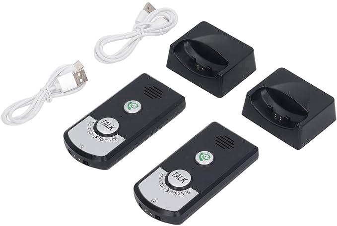 Brrnoo 2 Way Voice Intercom Home Intercom System Wireless Super Long Range Intercomunicador Intercom Doorbell System Unit for Home Hospital Office
