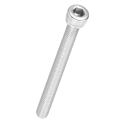 Kozelo 10pcs Socket Head Cap Screws - [M5-0.8 x 55mm] 304 Stainless Steel Allen Socket Drive for Electrical Motor 3D Printing Fan Engine Replacement Use, Silver