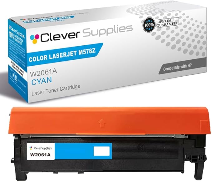 CS Replacement Compatible with HP M578Z Toner Cartridge W2121A to use with M554DN M555DN M578C M578DN M578F M578Z (Cyan, 1-Pack)