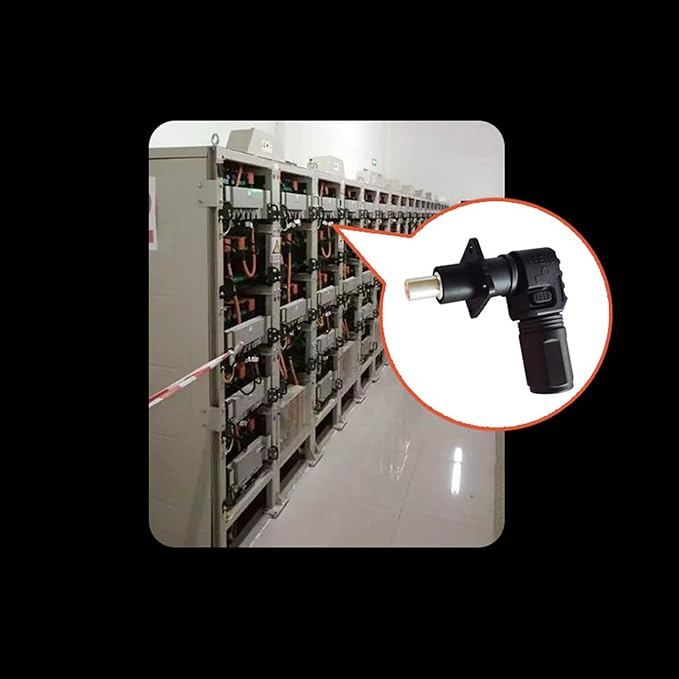 1 Set Battery Energy Storage Connector, 150A 35mm² High Current Connectors Quick Plug Terminal Black Right Angle Plug and Socket IP67 Waterproof Power Adapter (150A, Black)