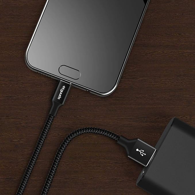 etguuds USB A to USB C Cable 6ft, 2-Pack, 3A Fast Charging Type C Charger Cord for iPhone 17 16 15 Pro Max 16e 17 Air, Samsung Galaxy S25 S24 S23 S22 S21 S20 A17 A16 A56 A55 Flip Fold, Black