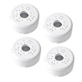 Universal Junction Box for Bullet Security Camera,Dome Camera Junction Box Mount Bracket, Indoor/Outdoor Wall Ceiling Mount Hide Cable Junction Base Boxes for Reolink Solar Panel (4pcs)