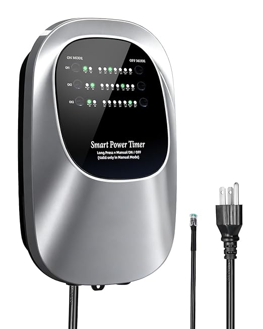 SOFAR 120W Low Voltage Transformer - 3 Independent DC Outputs, 110-240V AC to 12/14V DC, Weatherproof IP54, Timer & Photocell, Overload Protection Converter