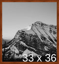 Frame It Easy 33 x 36 Russet Wood Frame (Derby)