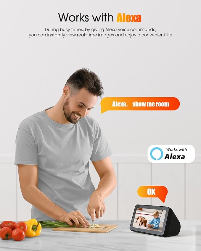 usogood 2.5K Indoor Camera for Home Security, 360°Pet Camera Indoor with Phone App,Support 5G/2.4Ghz WiFi,Dog Cameras with Speaker, Auto Motion Tracking Detection,2-Way Audio,Best Gift