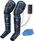 comrelax Air Compression Leg Massager for Circulation and Recovery Full Leg Massager with Cold Therapies 3 Modes 3 Intensities Sequential Compression Device for Pain Relief