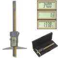iGAGING Absolute Origin 0-6" Single Cut Depth Digital Caliper, IP54 Electronic, SPC/USB Output Port, Inch, Metric, Fraction Modes, Case, Manual, & Battery