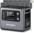 AFERIY 2800W Portable Power Station,P280 with 2pcs 400W Solar Panel,120V 2048Wh LiFePO4 Battery Backup,Solar Generator for Home Use,Outdoor Camping,Power Outage,Camping,RV,Emergencies