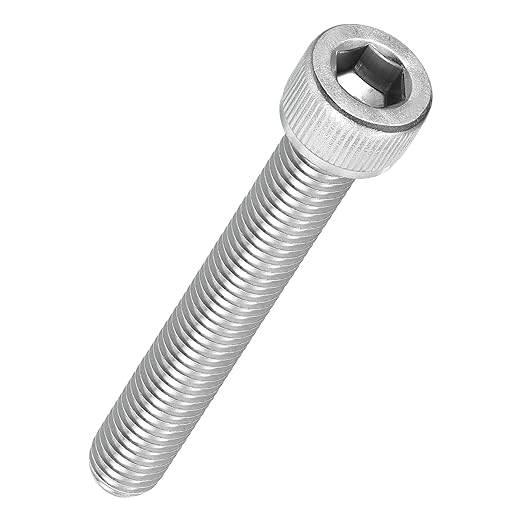 Kozelo 5pcs Socket Head Cap Screws - [M10-1.5 x 75mm] 304 Stainless Steel Allen Socket Drive for Electrical Motor 3D Printing Fan Engine Replacement Use, Silver