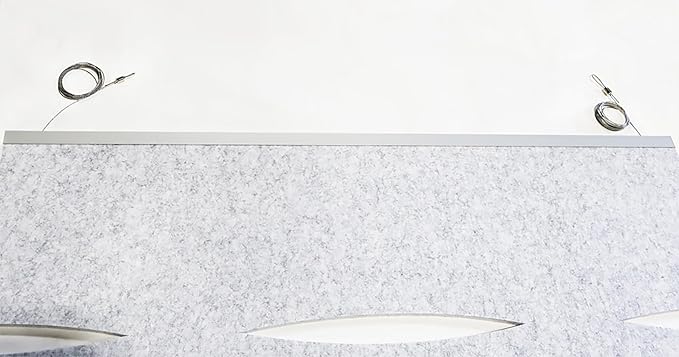Escape Acoustic Wall Art | Matrix Design | Suspended Sound Proofing Panels | Eco-Friendly Recycled Material | 4X2 | Emerald Green