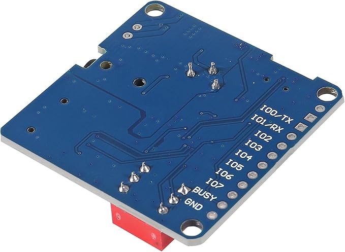 Diann 4pcs MP3 Voice Playback Module DY-SV5W Player Music Voice Board IO Trigger UART Serial Adapter Control Playback Module Sound Board Amplifier Board Support 32G Card