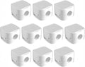 10 Pack Cord Organizer Holder,Magnetic Cable Clips for Desk Nightstand,Cable Management Clips,Desk Cable Holder Clips Adhesive Phone Charging Cable Keeper for Office Home Desktop Bedroom, White