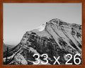 Frame It Easy 33 x 26 Russet Wood Frame (Derby)