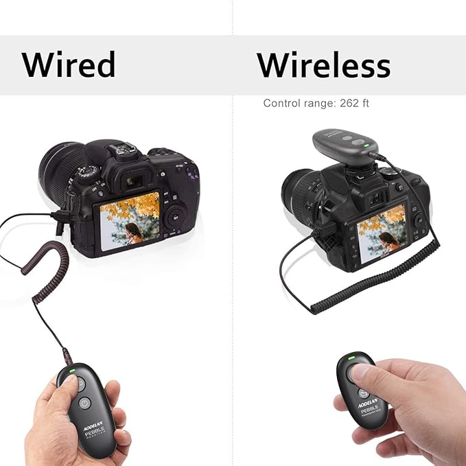 AODELAN Camera Remote Control | Wireless Shutter Release | for Sony a5100 a6000 a6300 a5000 a7 III a7 II a7 a7R III a9 RX100 RX10M2 | Replaces Sony RM-L1AM and RM-SPR1