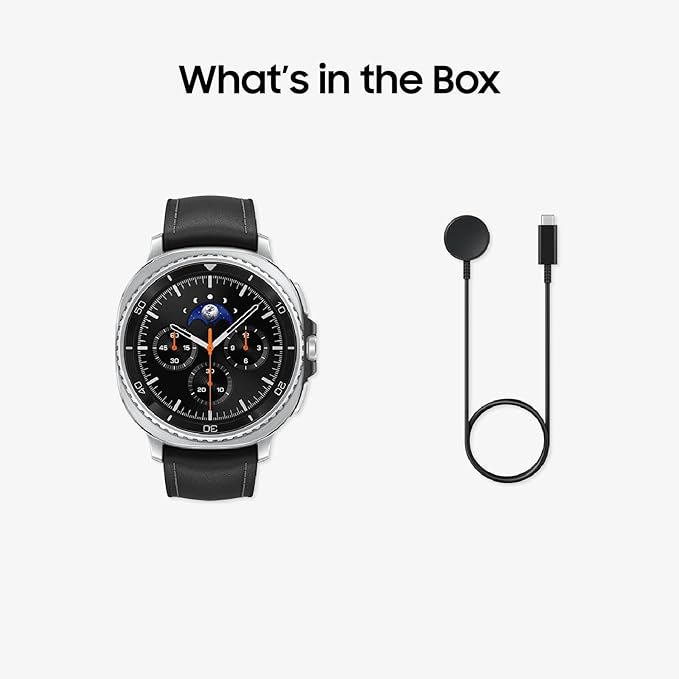 Samsung Galaxy Watch 8 Classic (2025) 46mm LTE Smartwatch, Cushion Design, Rotating Bezel, Quick Button, Sleep Coaching, Running Coach, Energy Score, Black [US Version, 2 Yr Warranty]