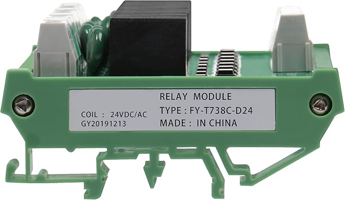 Good BNTai 8 Channel Interface Relay Module 12VACDC 24VACDC 110VAC 230VAC DIN Rail Panel Mount Automation PLC Board (8Channel ACDC24V)