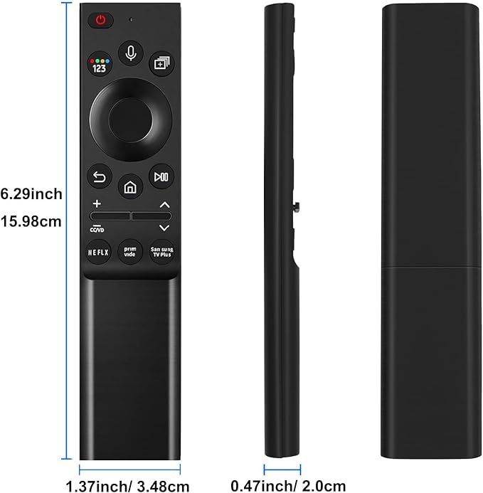 Voice Replacement Remote for All Samsung TV QLED 4K 8K UHD/Crystal UHD 4K/ NEO QLED SeriesTVs Q60A Q70A Q80A QN85A QN90A QN800A Series