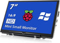 HAMTYSAN Raspberry Pi Screen 7 Inch HDMI Monitor 800x480 LCD Screen Display Mini Small Monitor for Raspberry Pi 4/3/2/Zero/B/B+ Win11/10/8/7 (Non-Touch), Driver Free