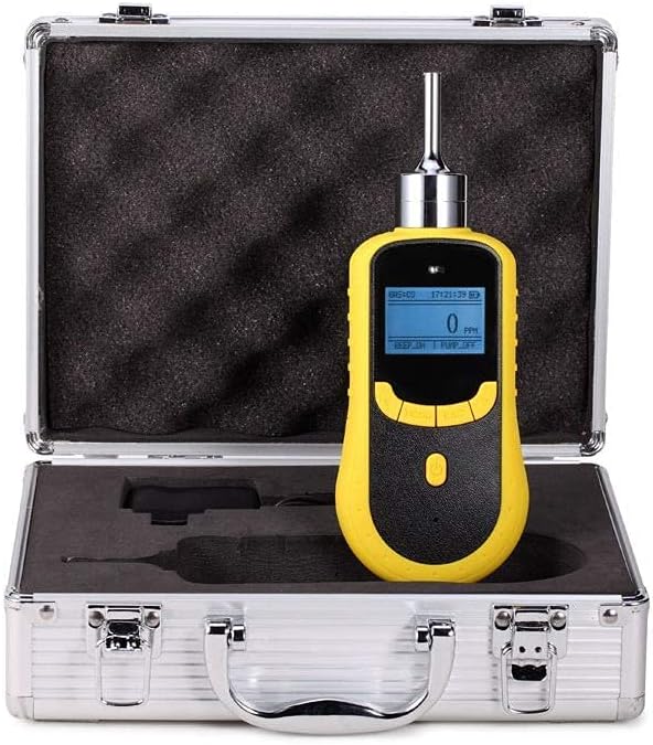 ATO Handheld Carbon Monoxide (CO) Gas Detector, 0 to 500/1000ppm CO Gas Tester Monitor Detector Gauge Gas Leak Alarm with Audible, Visual and Vibrating (0-500ppm)