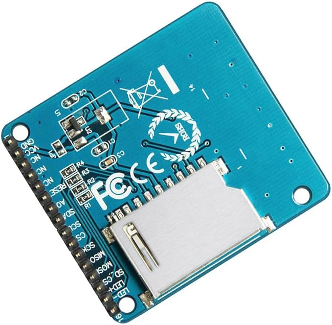 hiBCTR 6-Pack 1.8-Inch ST7735R SPI 128 * 160 TFT LCD Display Module with PCB